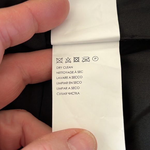 EUC Club Monaco linen blend black sleeveless romper with wrap skirt overlay - Picture 10 of 12